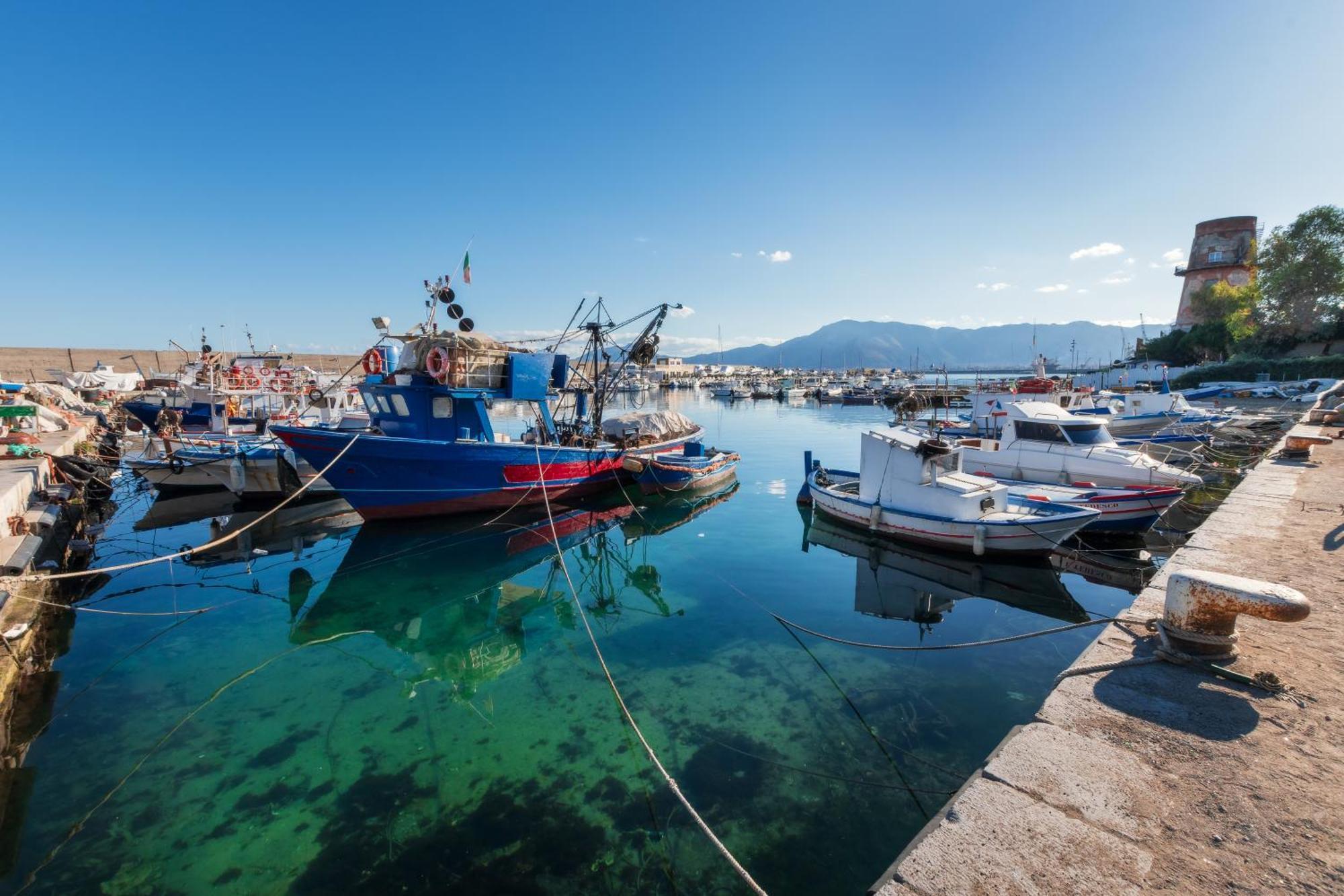 Casa De Paoli - Vista Mare Arenella, Palermo Con Parcheggio Privato Apartment Ngoại thất bức ảnh