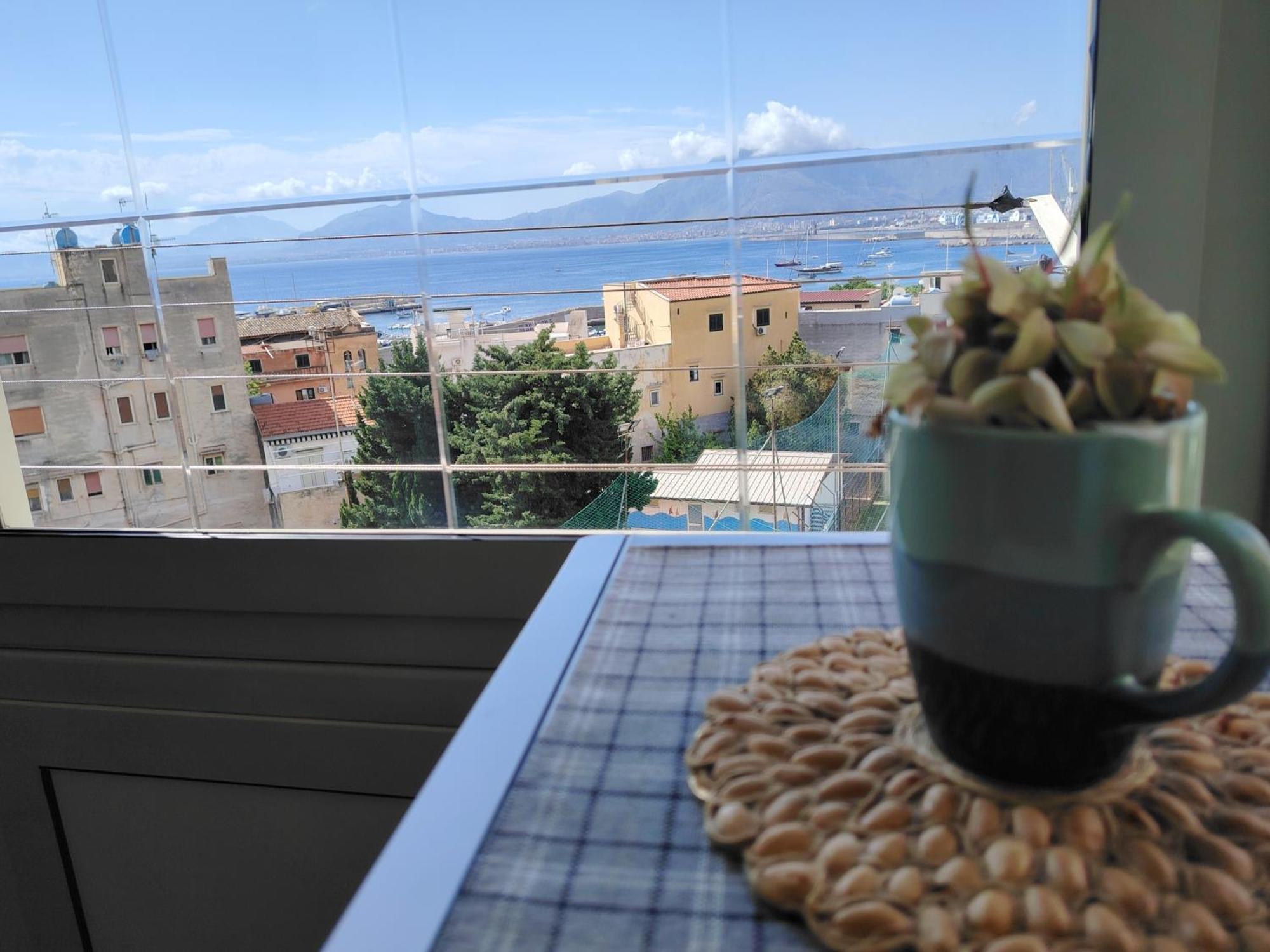Casa De Paoli - Vista Mare Arenella, Palermo Con Parcheggio Privato Apartment Ngoại thất bức ảnh